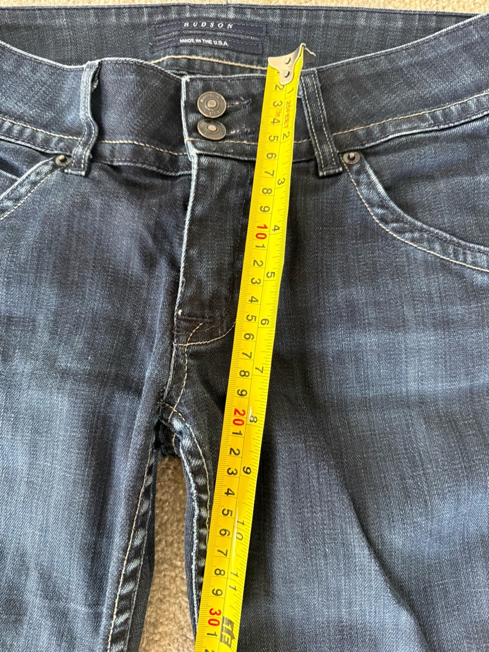 Hudson Jeans Bootcut Flap Pocket Denim – Size 28 - Picture 13 of 16